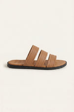 Santorini Leather Sandal Tan
