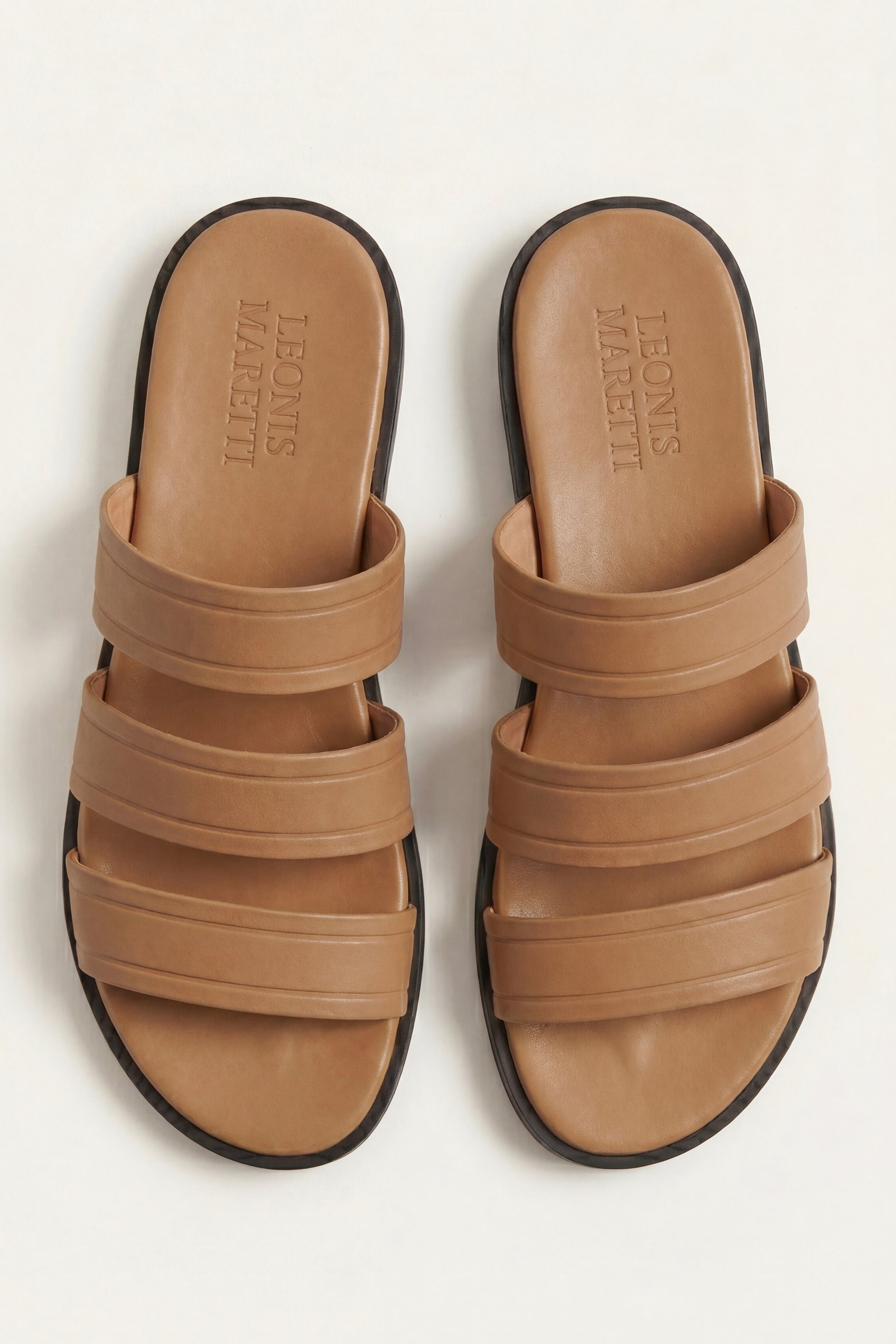 Santorini Leather Sandal Tan