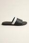 Portofino Leather Sandal Black