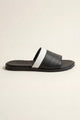 Portofino Leather Sandal Black