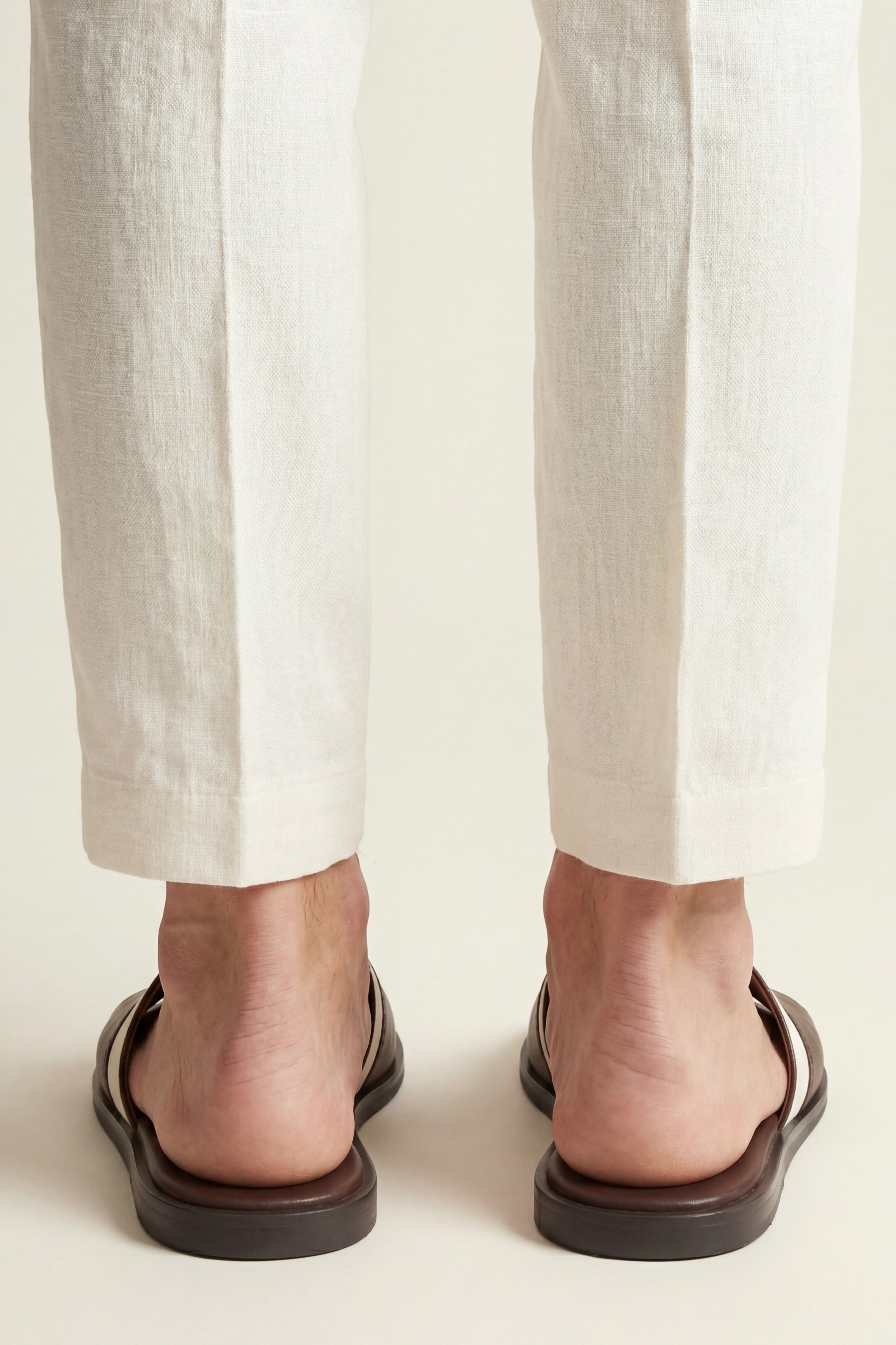 Portofino Leather Slide Brown