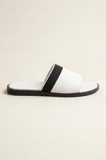 Portofino Leather Sandal White