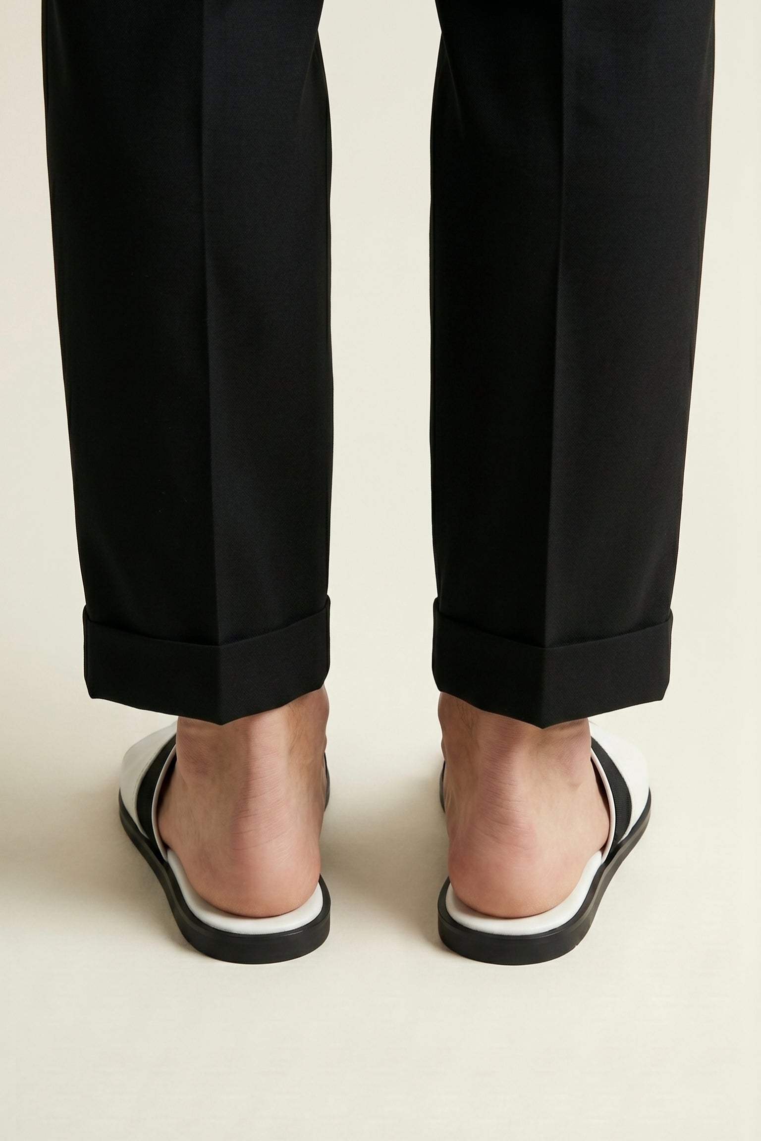Portofino Leather Slide White