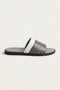 Milano Crocodile Sandal Grey