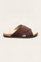 Como Cross Sandal Brown
