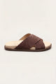 Como Cross Sandal Brown