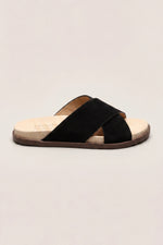 Como Cross Sandal Black