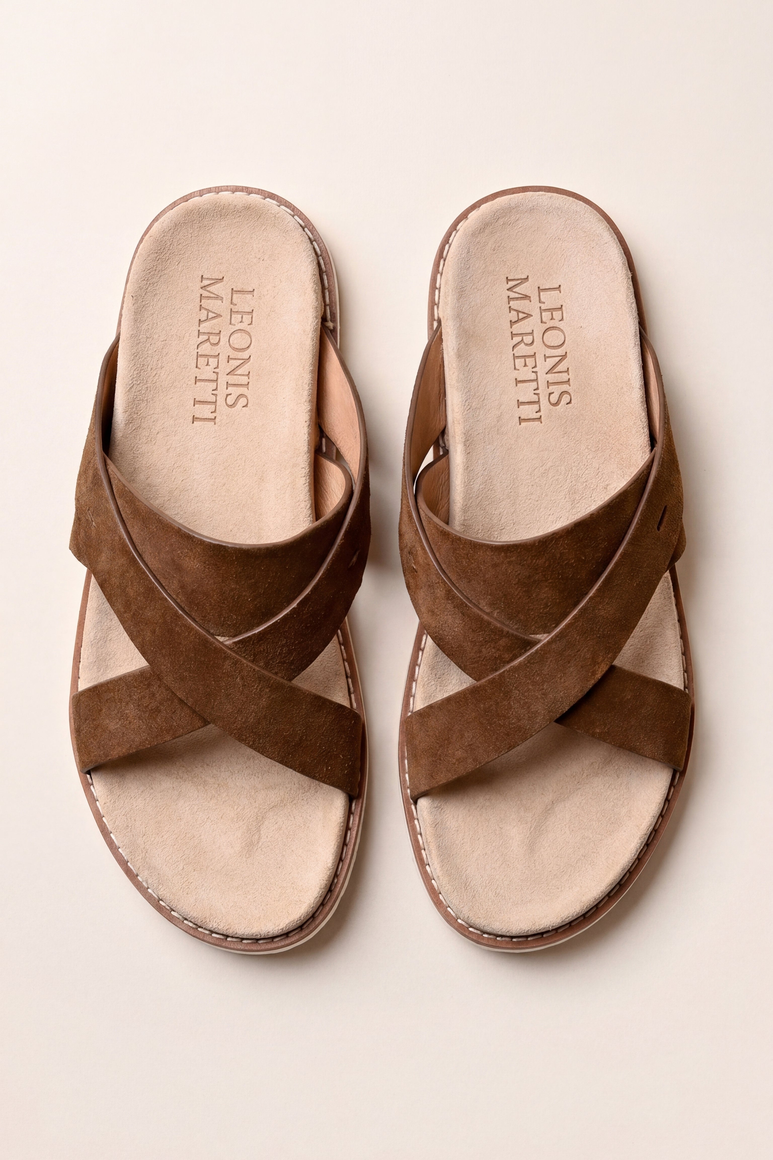 Ravello Cross Slides Brown