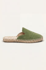 Taormina Espadrille Mule Green