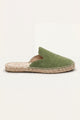 Taormina Espadrille Mule Green