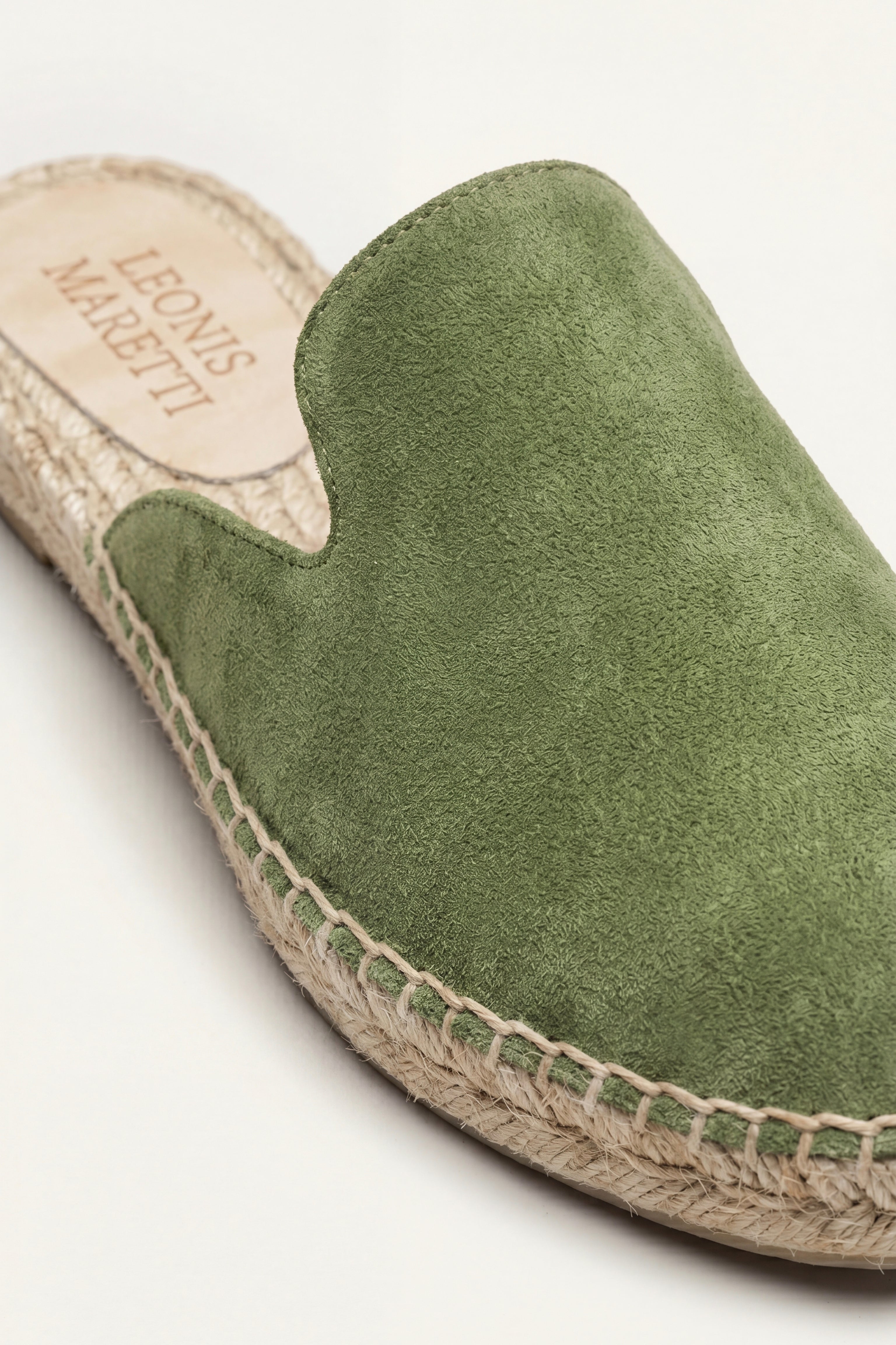 Taormina Espadrille Mule Green