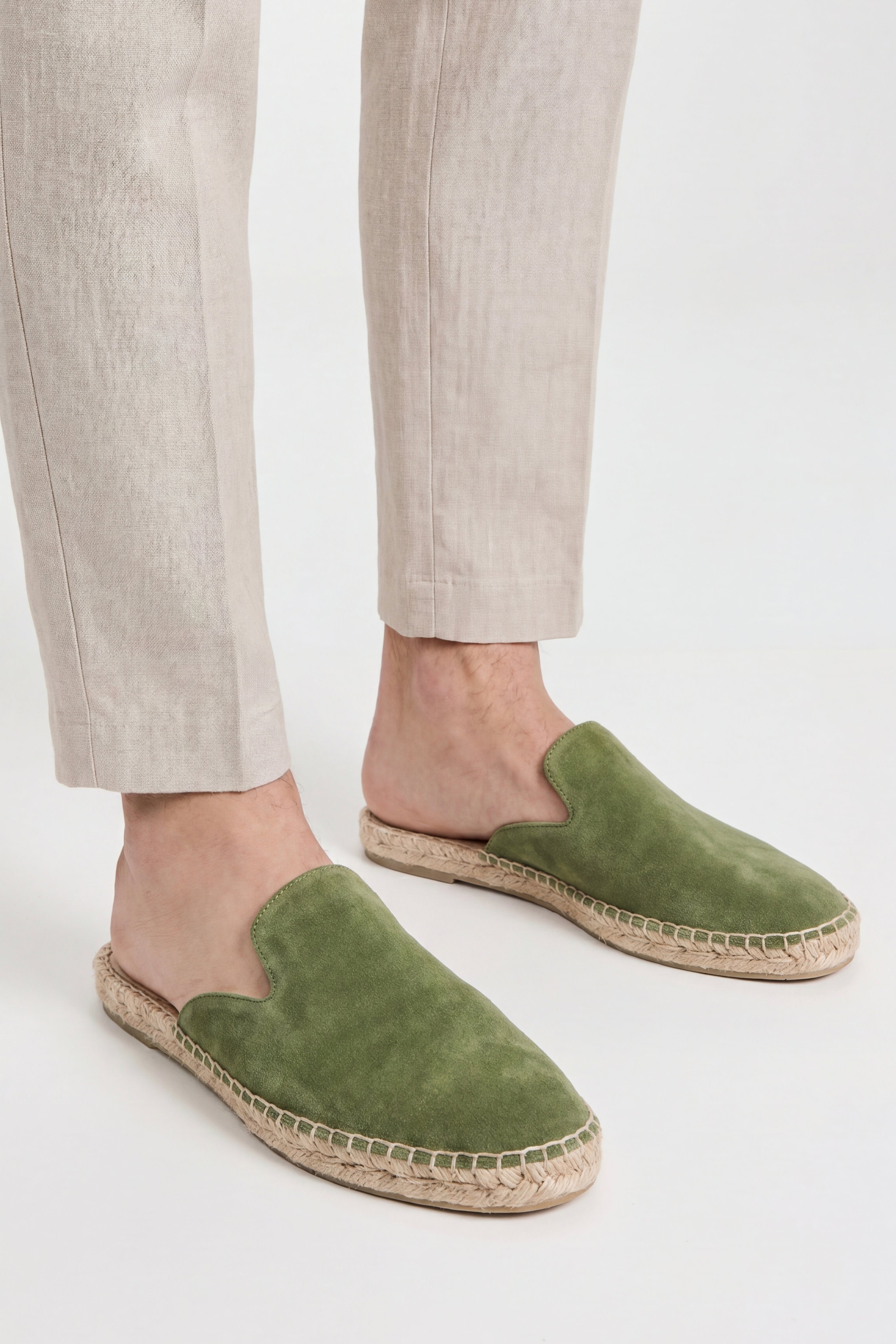 Taormina Espadrille Mule Green