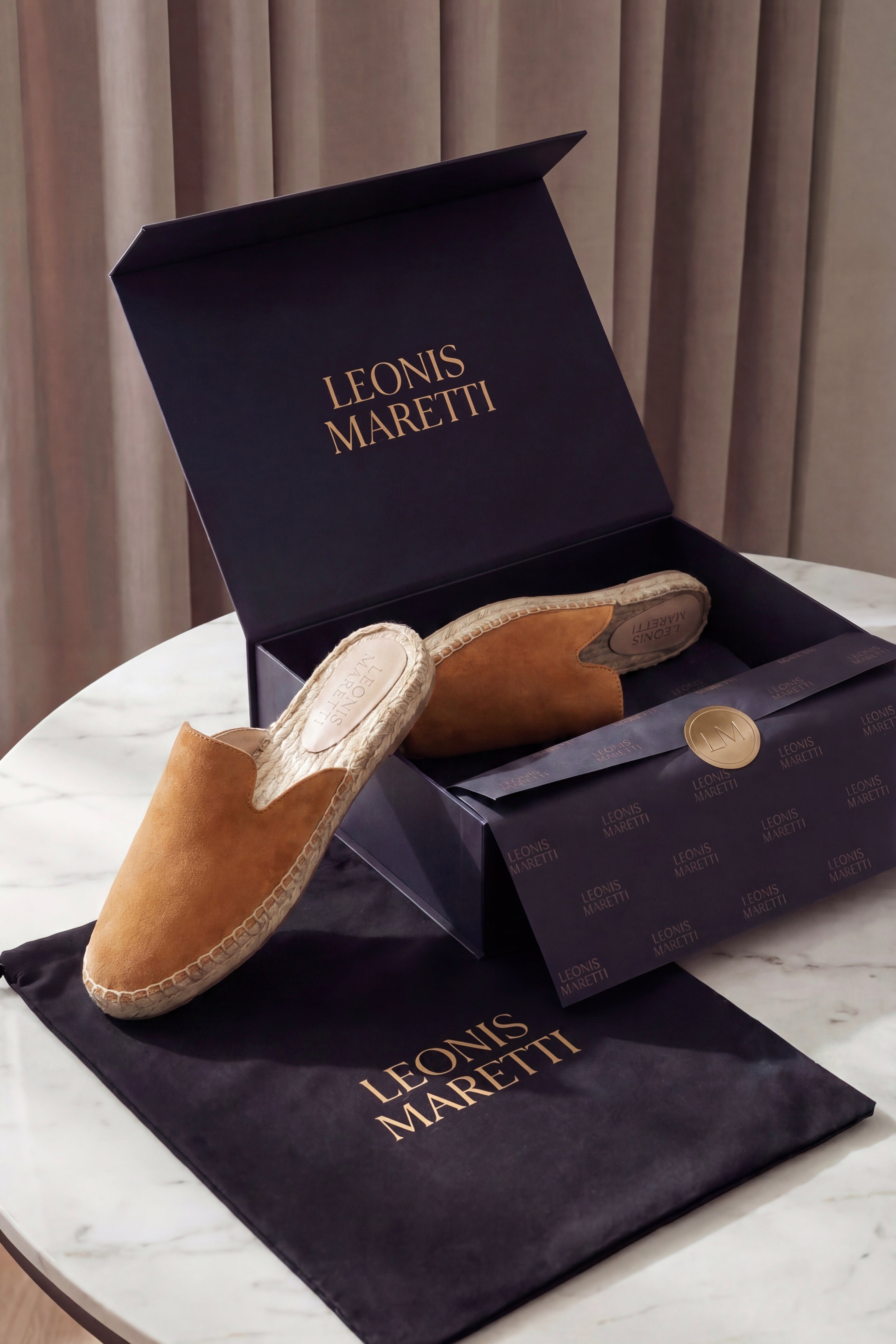 Taormina Espadrille Mule Camel