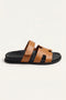 Matera Leather Strap Sandal Tan