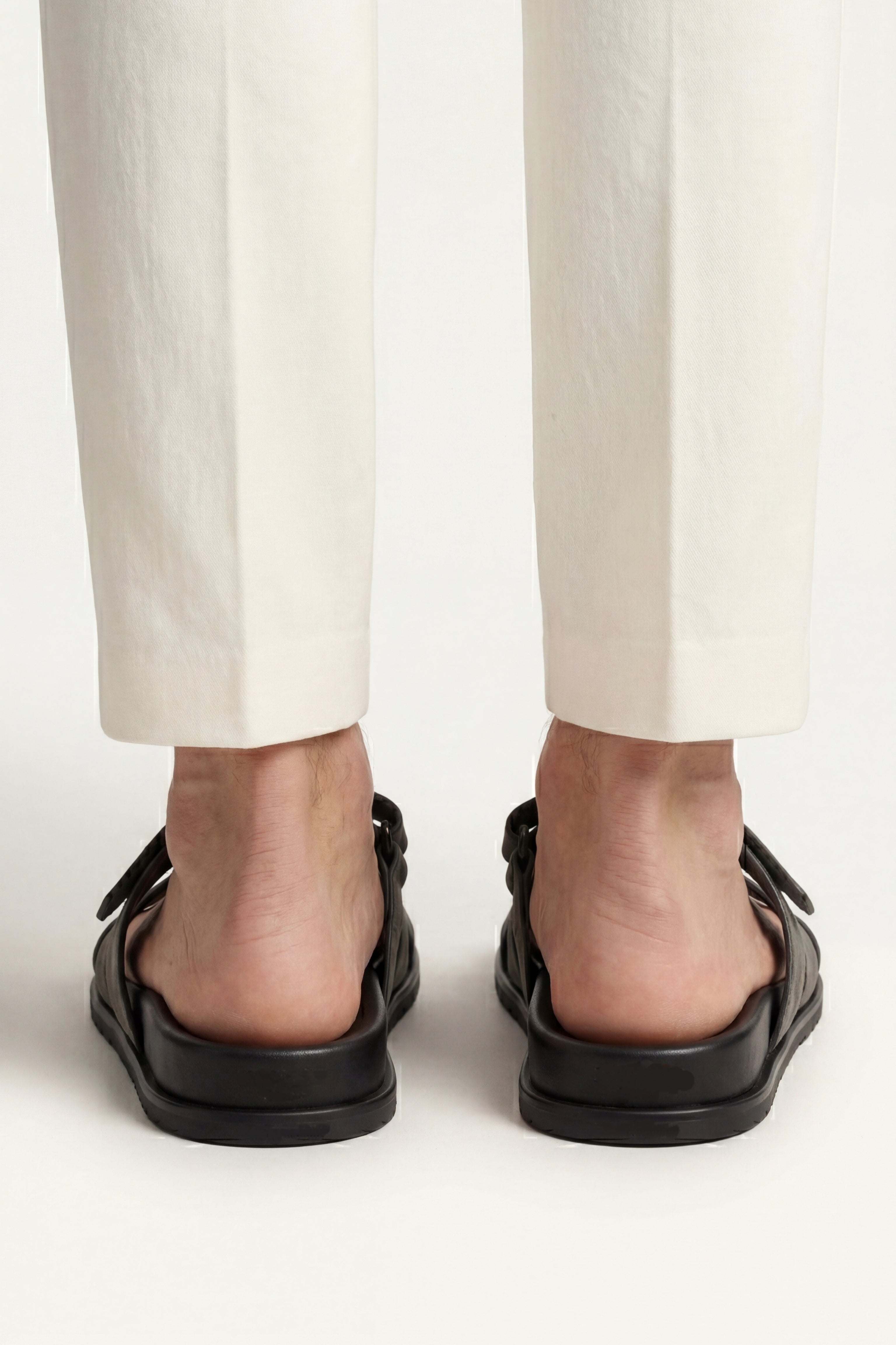 Matera Suede Strap Sandal Dark Grey