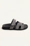 Matera Suede Strap Sandal Grey