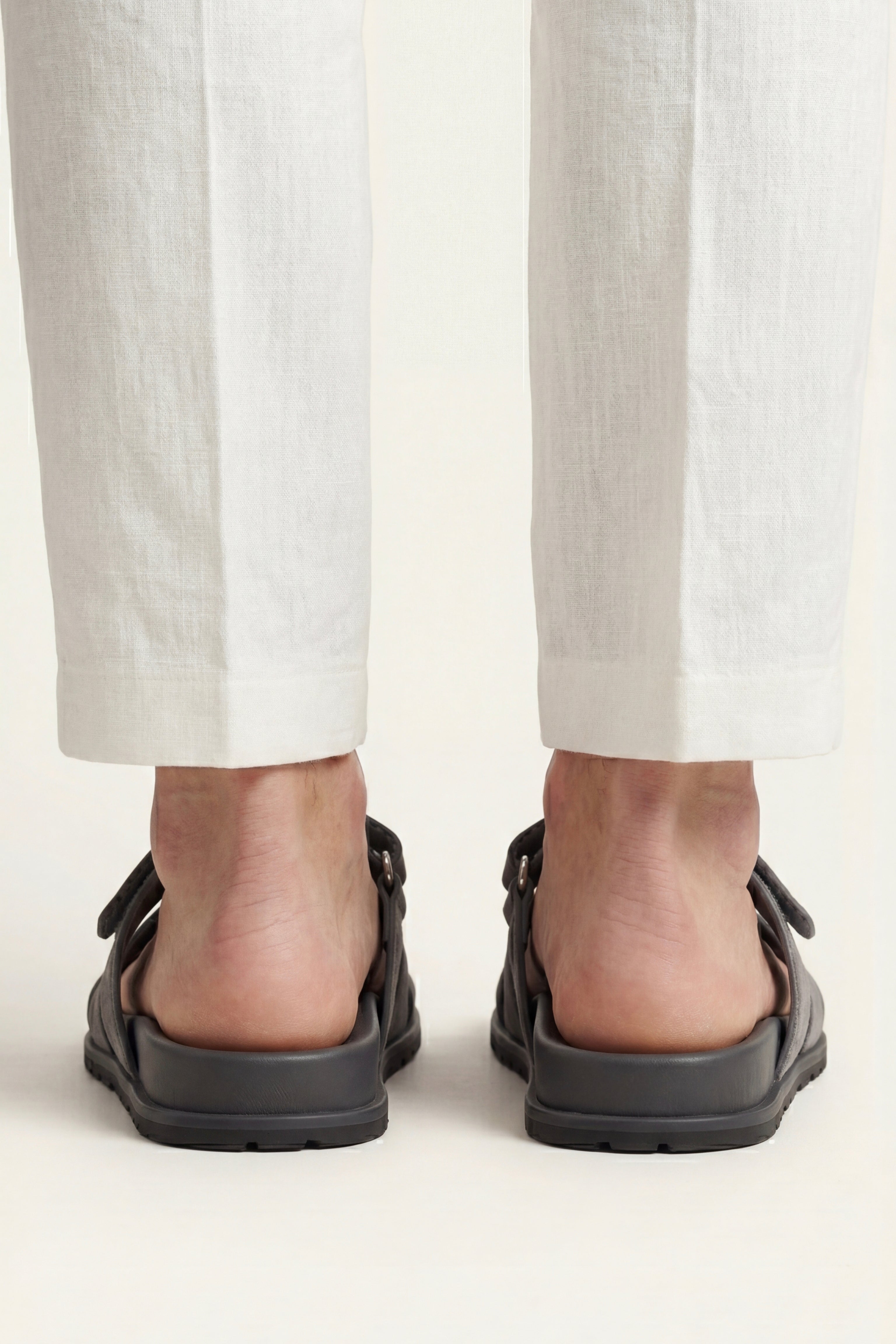 Matera Suede Strap Sandal Grey