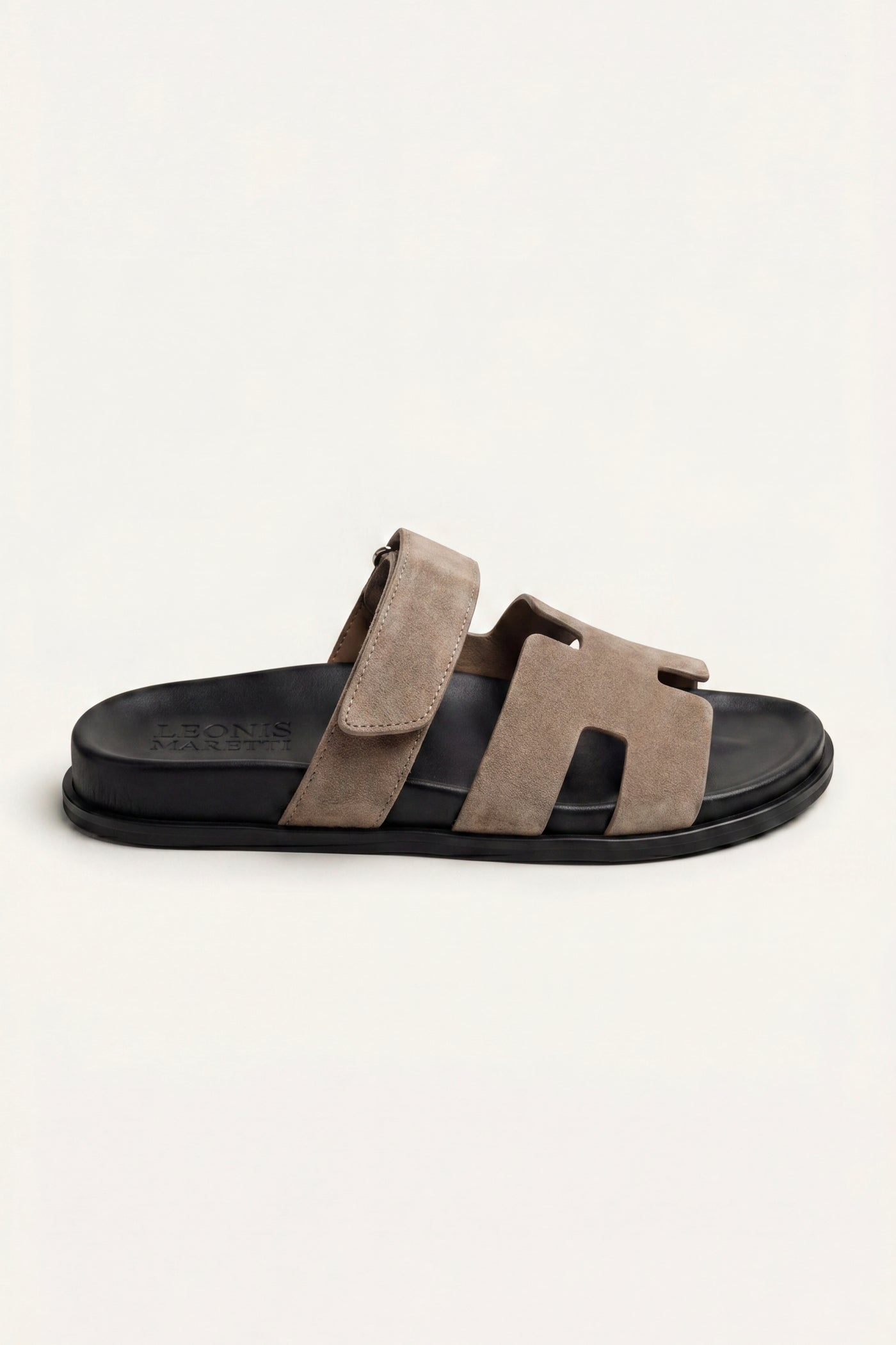 Matera Suede Strap Sandal Taupe