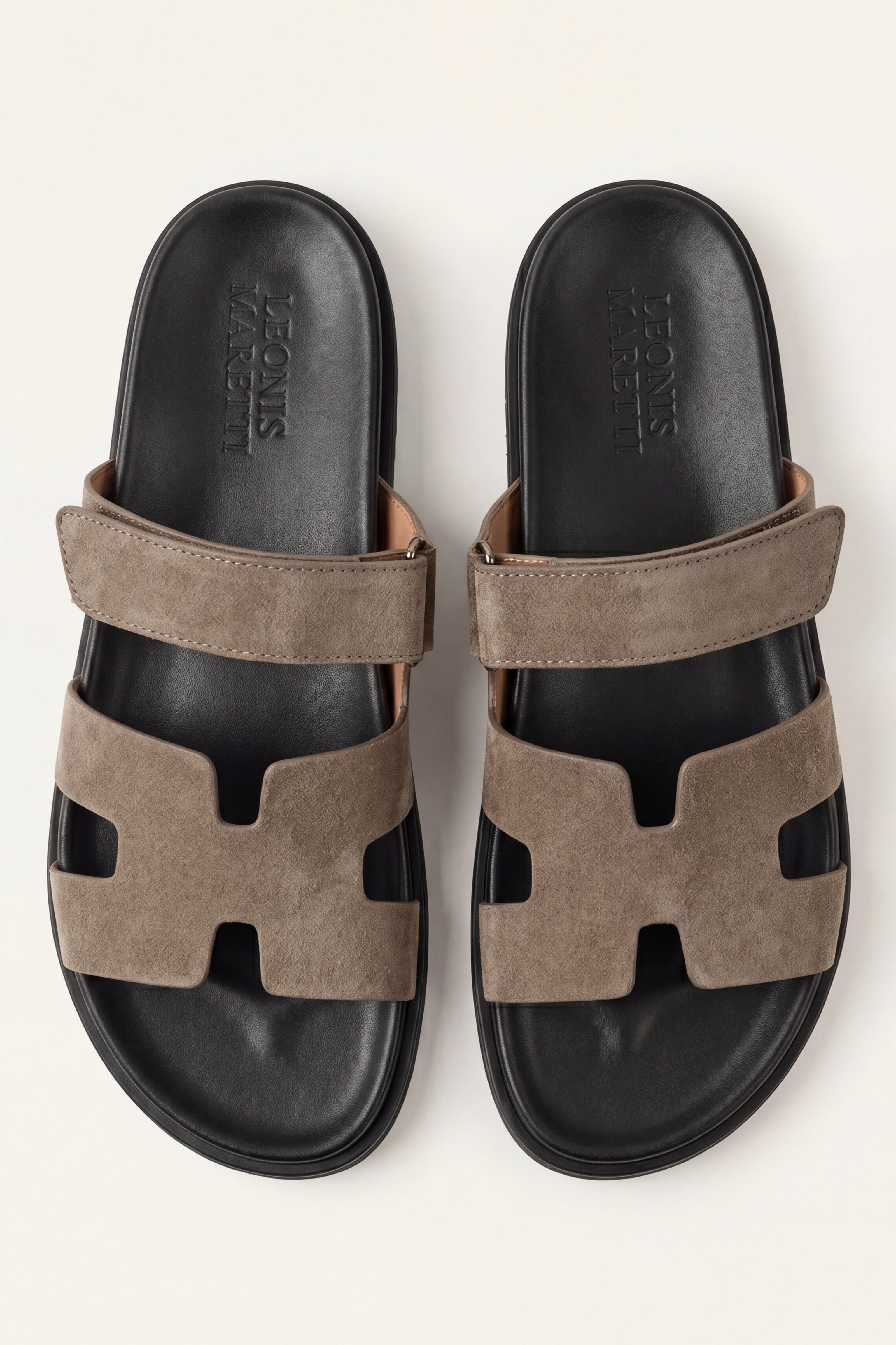 Matera Suede Strap Sandal Taupe