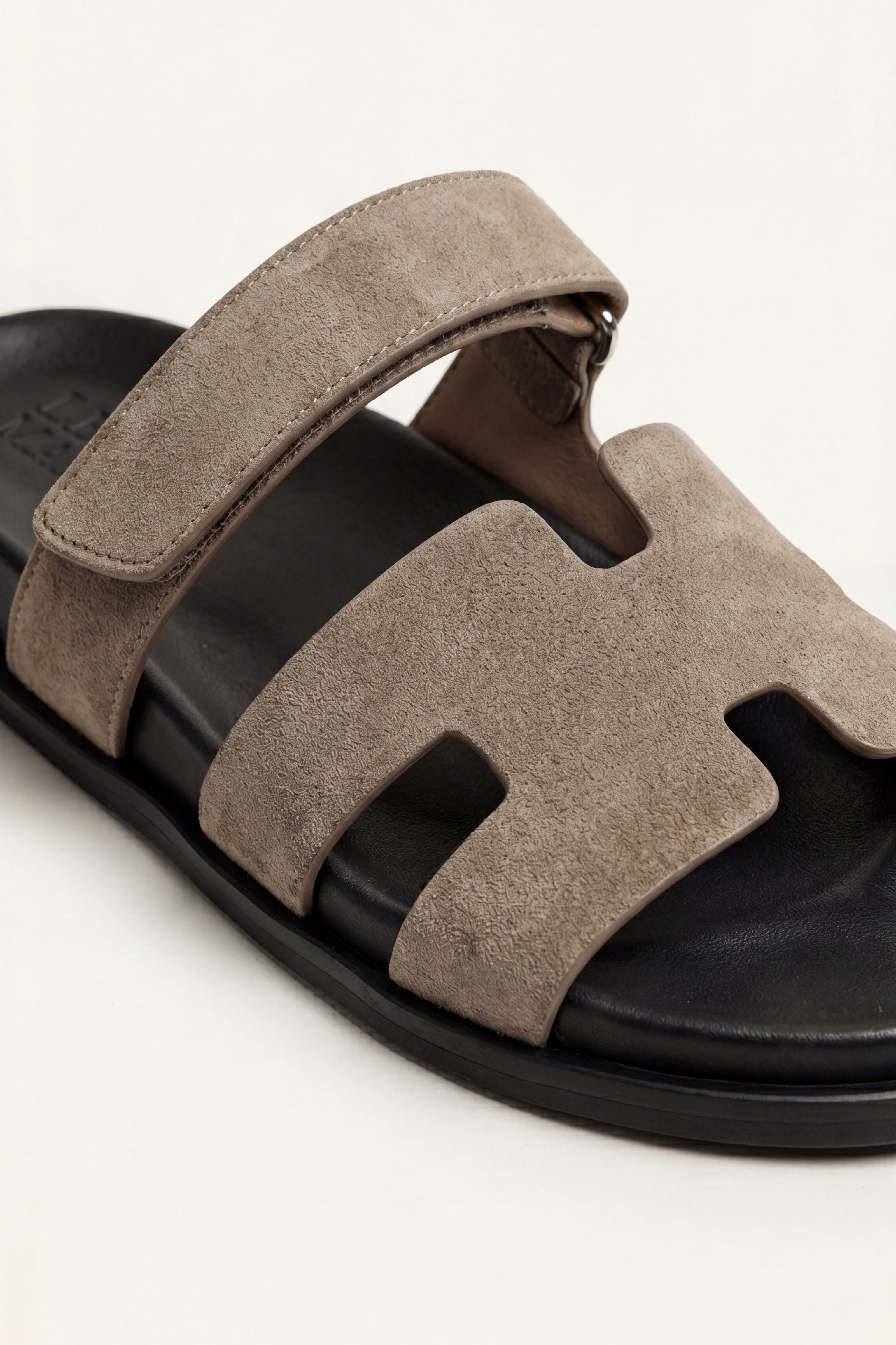 Matera Suede Strap Sandal Taupe