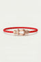 Ortigia Rose Gold Bracelet Red