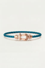 Ortigia Rose Gold Bracelet Blue