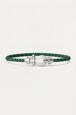 Ortigia Platinum Bracelet Forest Green