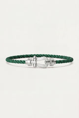 Ortigia Platinum Bracelet Forest Green