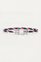 Ortigia Platinum Bracelet Blue/Red/White