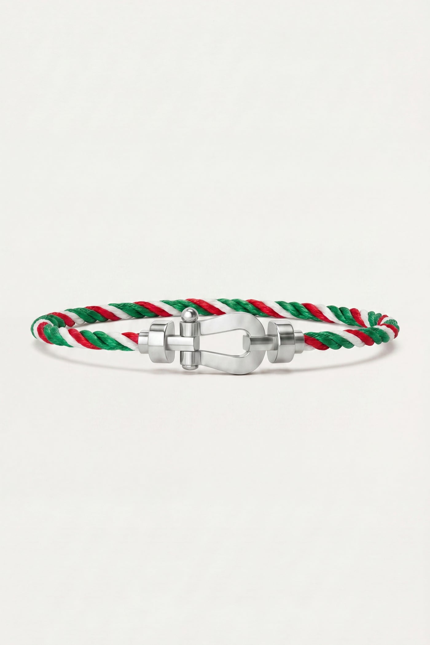 Ortigia Platinum Bracelet Green/Red/White