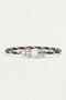 Ortigia Platinum Bracelet Green/Red/White
