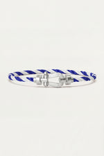 Ortigia Platinum Bracelet Blue/White