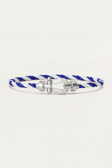 Ortigia Platinum Bracelet Blue/White