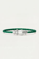 Ortigia Platinum Bracelet Emerald Green