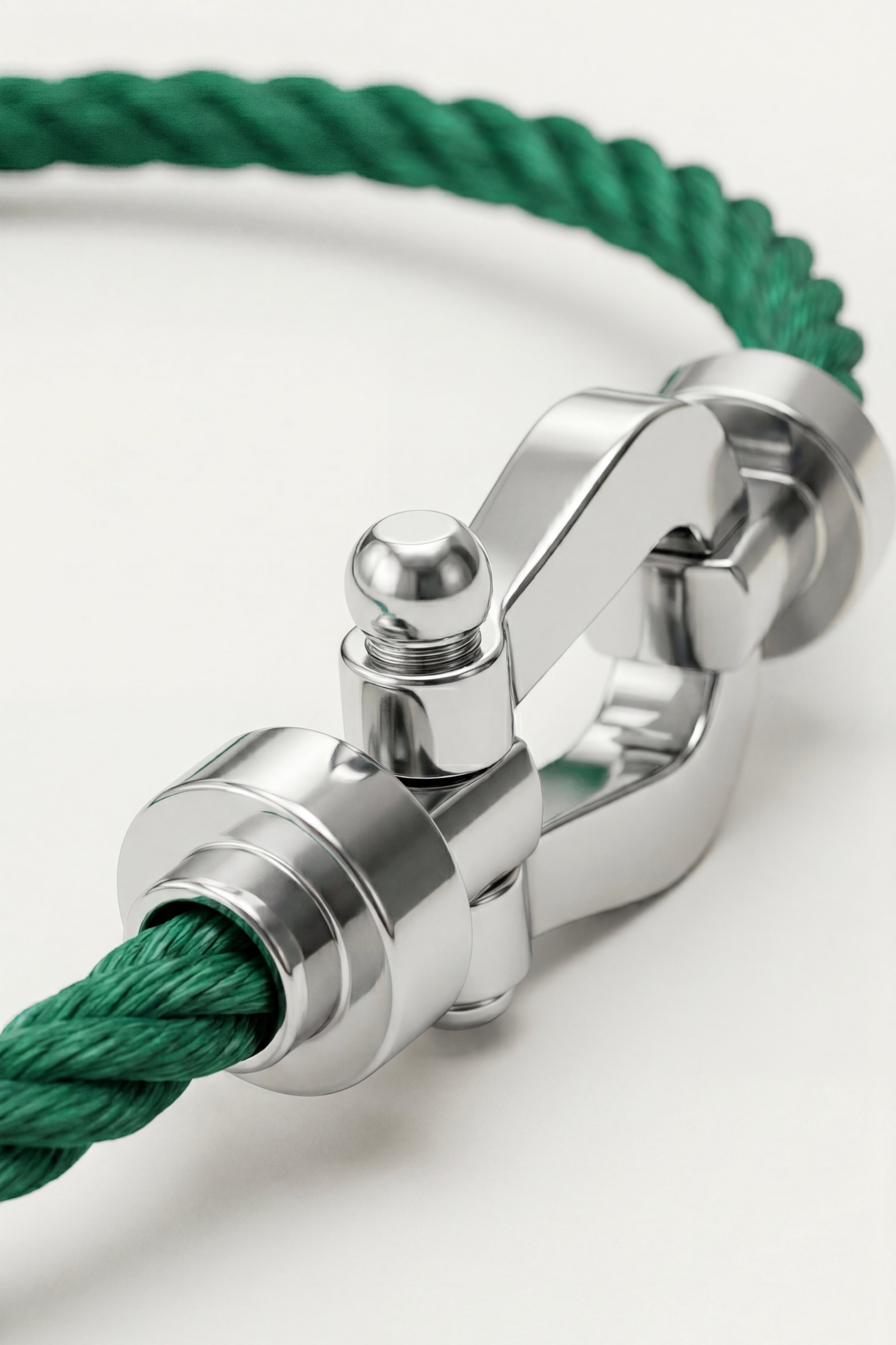 Ortigia Platinum Bracelet Emerald Green