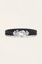 Siracusa Dual Strand Bracelet Black