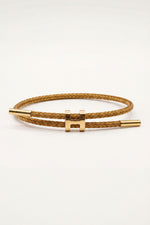 Savona Woven Bracelet Camel