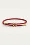 Savona Woven Bracelet Burgundy