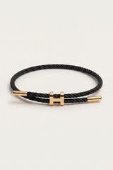 Savona Woven Bracelet Black