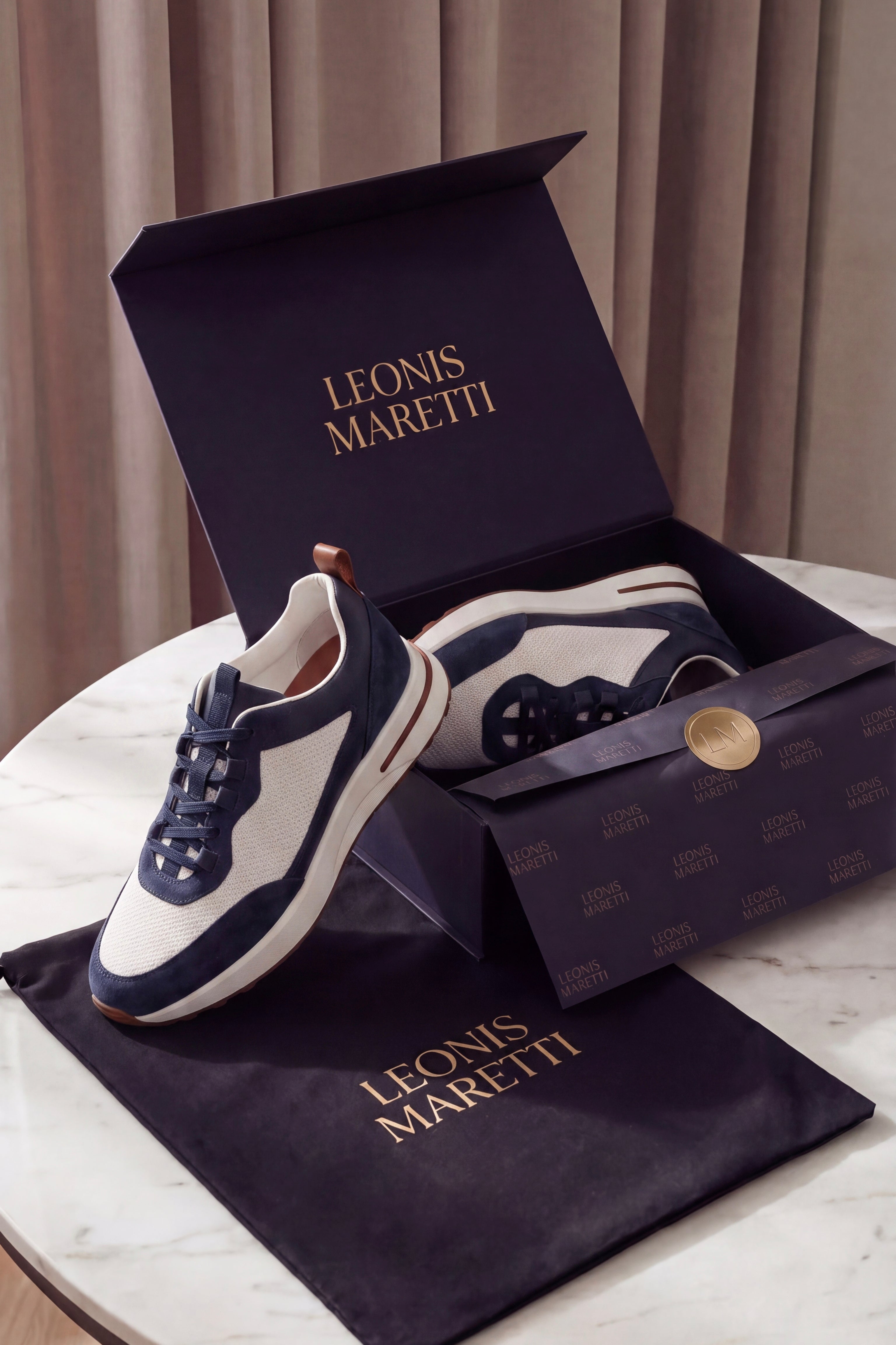Maretti Sneaker V2 Navy & White