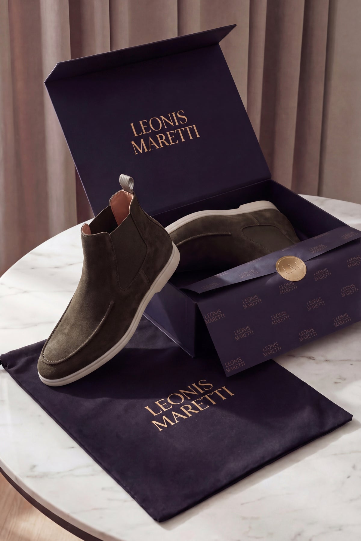 Mantova Chelsea Boots Olive