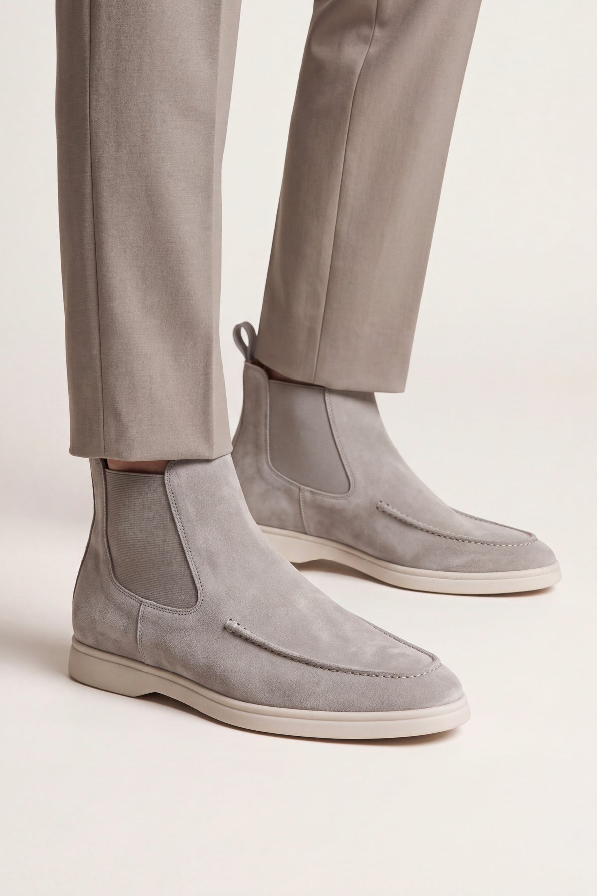 Mantova Chelsea Boots Light Grey