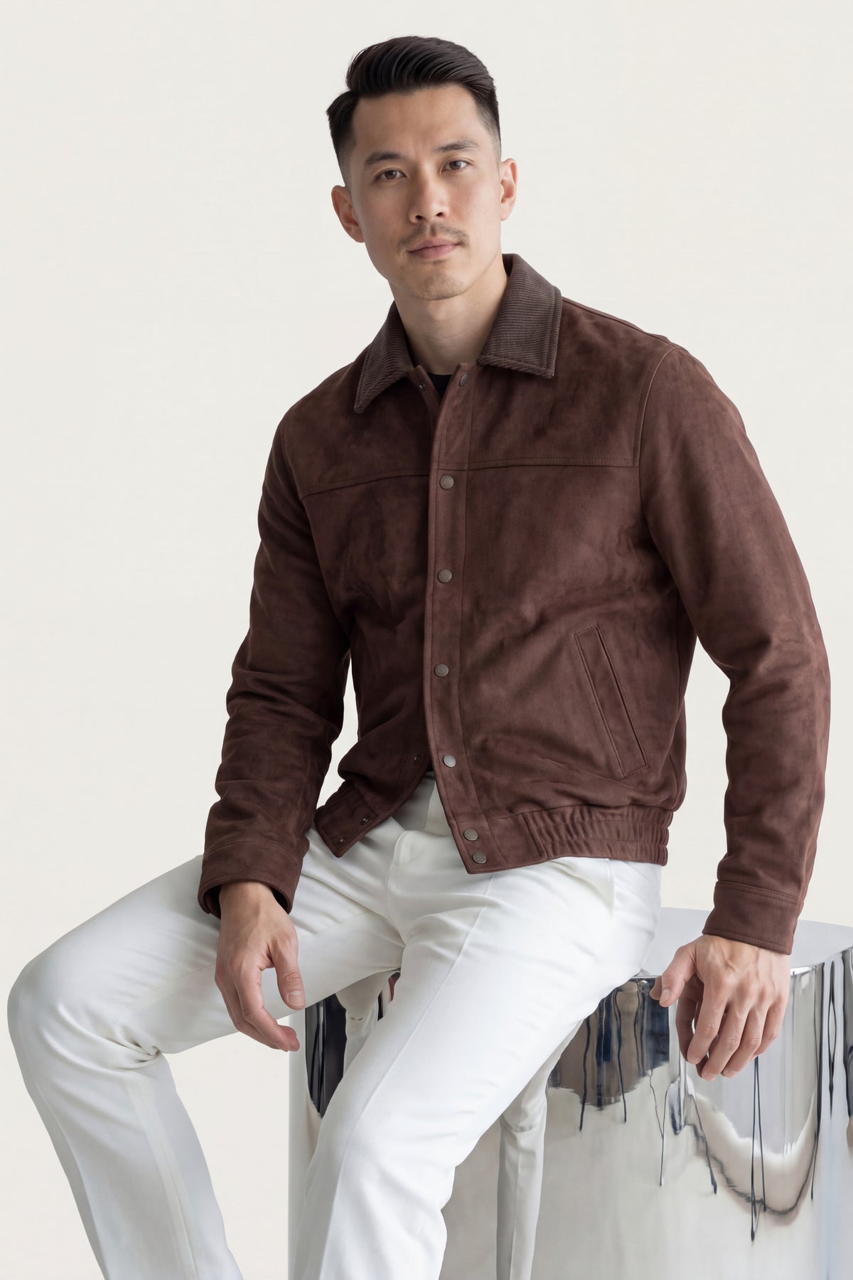 Cosenza Suede Jacket Brown