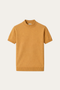 Aurelio Cashmere Knit Tee Camel