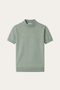 Aurelio Cashmere Knit Tee Sage Green