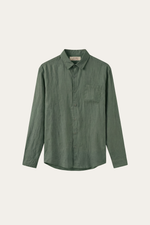 Torino Linen Shirt Green