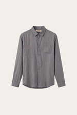 Torino Linen Shirt Grey