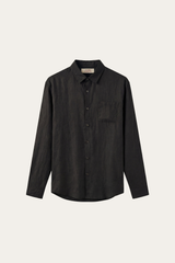 Torino Linen Shirt Black