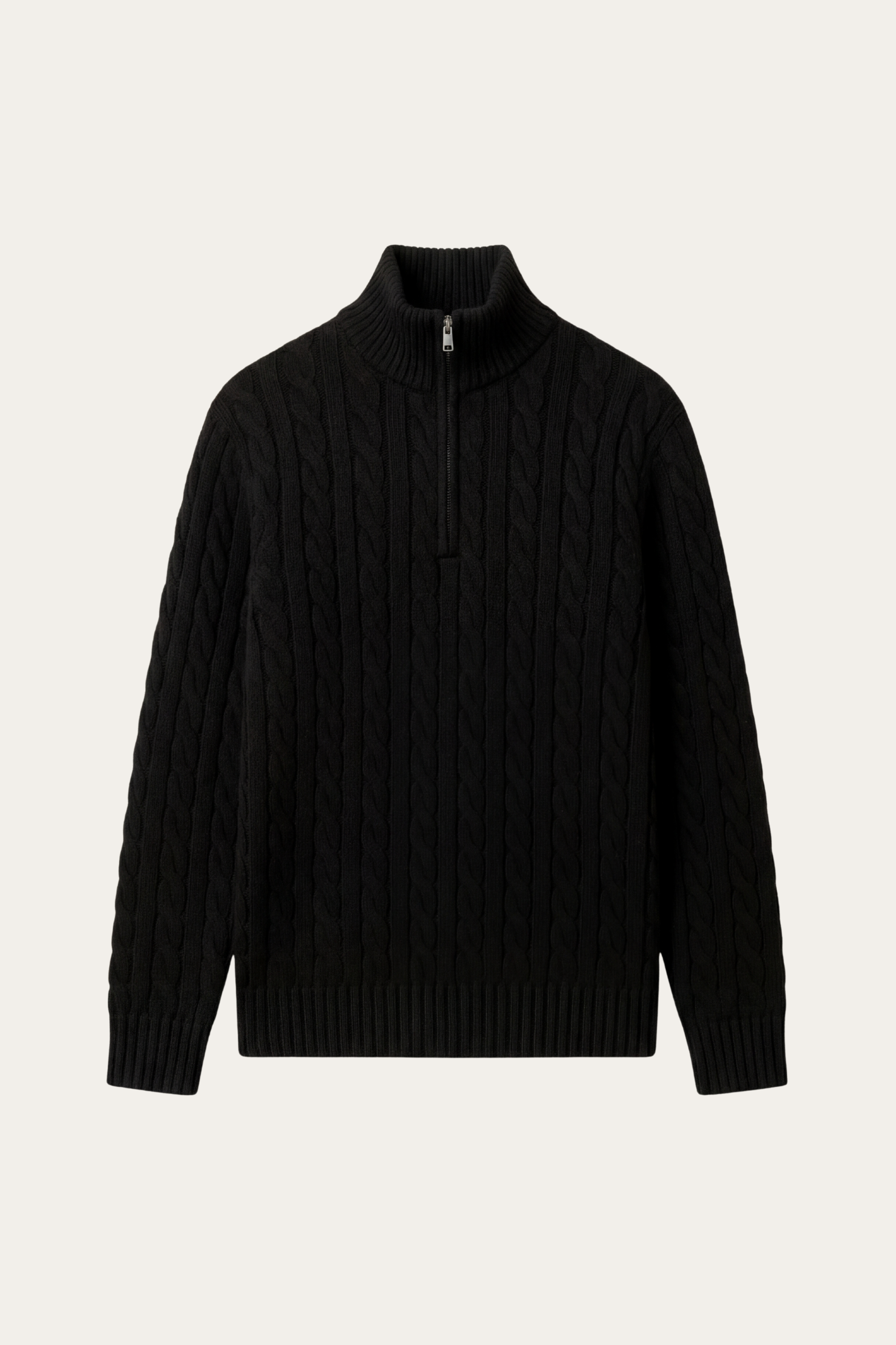 Medici Cable Knit Black