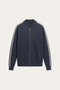 Lorenti Cashmere Zip Knit Navy